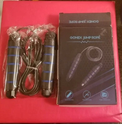 Gonex Skipping Rope Jump Rope Comfort Grip Adjustable Tangle-Resistant