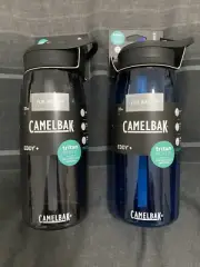 CamelBak Eddy+ 1L X 2 Charcoal And Blue Water bottle Hydration