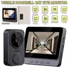 Wireless Video Door Bell WiFi Phone Intercom System w/ Monitor Doorbell Camera
