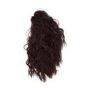 Nature Long Hair Ponytail wig Clip for Women 13.78inch Flaxen 1 Pc