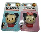 Disney Tsum Tsum Lip Smacker Lot Minnie & Mickey Mouse NEW