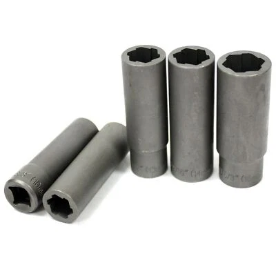5pcs 3/8" Dr. Deep Damaged Nut Bolt Remover Extractor Twist Sockets Set 10-16mm