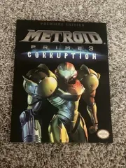 Metroid Prime 3 Corruption Prima Games Official Strategy Guide with poster