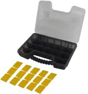 Plastic Storage Tool Box With Multiple Adjustable Compartments 32cm x 24cm x 5cm