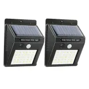 NNEOBA Solar-Powered Outdoor Motion Sensor LED Wall Light