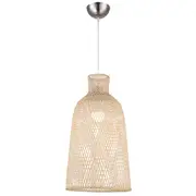 Claudia Rattan Pendant Lights Natural | Replica Ay Illuminate