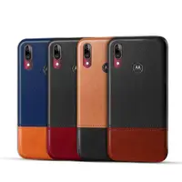 在飛比找SpoM 全台最大の手機皮套網路商城優惠-Motorola Moto e6s 皮革保護殼(PLAIN)