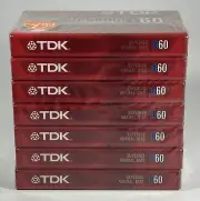 TDK Cassette Tapes Superior Normal Bias for Everyday Recording. 7 pack. Vintage.