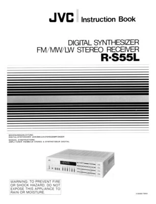 JVC RS-S55L Receiver Owners Instruction Manual Reprint