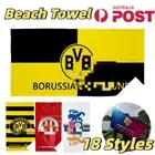 Football Club Team Beach Towels Bath Sheet Real Madrid Soccer Surf Bath Gym Swim