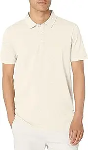 [BOSS] Men's Square Patch Logo Slim Fit Pique Polo Shirt