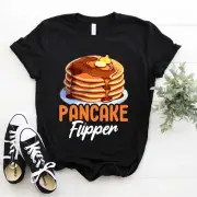 Funny Pancake Cooking Pan Pancake Maker Mom Pancake Flipper T-Shirt Size S- 5xl