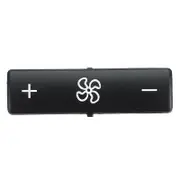 1X Car Climate Control Panel Button Switch Key Caps Air Control Fan Speed Heater for - 5 Series E39 X5 E53 M5 Black