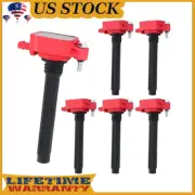 For 2014-2022 Jeep Cherokee Wrangler V6 3.2L GN10616 UF648 Ignition Coils, 6PACK (for: Jeep)