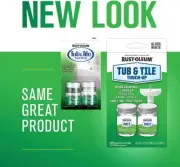 Rust-Oleum Tub & Tile Paint Specialty Kit Tub and Tile Touch Up, White 2 Pcs Set