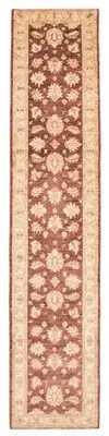 Vintage Hand-knotted Runner Rug 2'8" x 12'3" Traditional Wool Carpet
