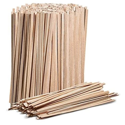 1000 Pack Wooden Coffee Stirrers - 5.5 Inch Coffee Stir Sticks | Disposable