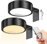 Picture Light - Decorative USB Charging Art Lamp - Magnetic Remote Control Picture Light with 3 Color for Living Room Hallway Studio Kitchen Shop Restaurant