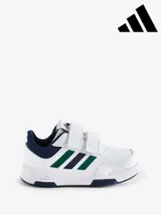 adidas White/Green/Blue White/Pink Tensaur Sport Hook and Loop Trainers (K95079) | $53