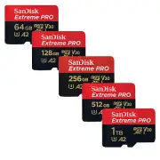 SanDisk 64GB 128GB 256GB 512GB 1TB 32GB Extreme PRO microSDXC Momory Card A2