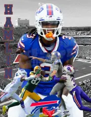 Buffalo Bills Lithograph prints of Damar Hamlin 2023 11 x 14