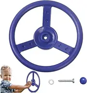 Steering Wheel Toy Pp Kids Steering Wheel 100kg Weight Capacity Vibrant Color Educational Playground Steering Wheel Toy Steering Wheel Pirate Ship(Blue)