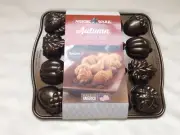 Nordic Ware Fall Harvest Autumn Cakelet Pan (New)