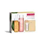Cleaning set Clarins for sensitive skin 150 ml Detoxifying milk 200 ml Reconstructive tonic lotion for sensitive skin