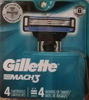 Gillette Mach 3 Cartridges 4 NIB
