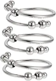 DEARMAMY 3pcs Stress Anxiety Relief Ring Decorative Bead Ring Creative Finger Ring