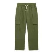 Wonder Nation Boys Green Poplin Cargo Pant, Size: 8, NWT