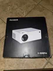 FANGOR 1080P HD Projector, WiFi Bluetooth Projector Bundle - F506Pro New
