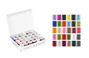 Mini-Spool Sewing Thread Kit – Spun Polyester Thread for Sewing - Sewing Thre...