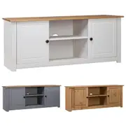 Solid Pine Wood TV Cabinet Panama Range HiFi Cabinet Multi Colours vidaXL