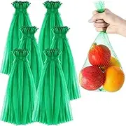 300 Pcs Mesh Bag Seafood Boil Bags Mesh Produce Bags Reusable Washable Net Bag Mesh Vegetable Bags Reusable Grocery Bags Fruit Onion Potato Bags Ground Meat Bags Crawfish Bag(15.8 Inch)