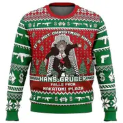 Fall Ugly Christmas Sweater Gift Santa Claus Pullover Men 3d Swe M