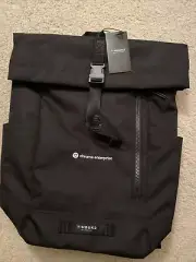 Timbuk2 Uptown Backpack Laptop Bag Jet Black Logo Commuter Friendly BRAND NEW !