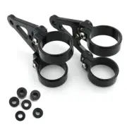 Alloy 43mm Headlight Mount Brackets Front Fork Head Lamp Holder Turn Light Clamp