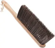 MARMERDO Wall Oven Fireplace Brush - Horsehair Hand Brush With Wood Handle for Woodworking, Counter, Bed, Dusting Furniture - Sweeping Broom and Clean Duster