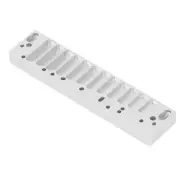 Harmonica Comb Part 12Hole Chromatic Scale Comb Frosted Silver Lightweight Fo US