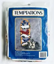 Temptations Plastic Canvas Wall Hanging Kit - Bird Melody - #7 Canvas - 8" x 21"