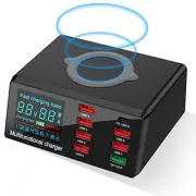 Charging Station for Multiple Devices, 100w 8-Ports Include 7USB+1QC3.0 Ports