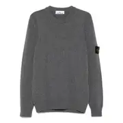 [Stone Island] Stone Island Crew-neck Patch Sweater S GREY
