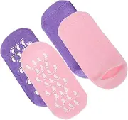 Moisture Enhancing Socks 2 Pairs Gel Heel Socks Cotton Yarn Care Sleeping Socks Cosmetic Moisturizing Socks
