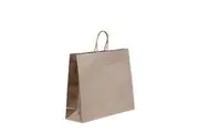 200 X Brown Twisted Handle Kraft Paper Bags Size Boutique