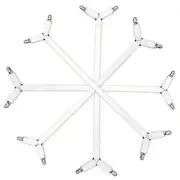 Triangle Bed Sheet Fastener Adjustable Holder Straps for a Smooth Mattress,