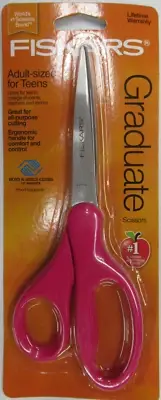 FISKARS 01-005358R #1 GRADUATE SCISSORS 8" ALL PURPOSE CUTTING STAINLESS STEEL