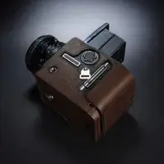 Real Leather Half Camera Case Bag Cover for Hasselblad 503CW 503CXI 503CX 501CM