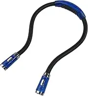 Neck Light Book Light for Reading in Bed, Hands Free, Adjustable Brightness, Lamp for Reading in Car, BBQ, Walking Dogs at Night, Blue