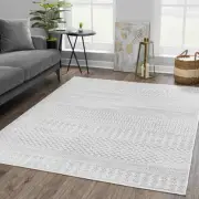 Size: 2' x 3' Rectangle - Tigri Aztec Ivory & Gray 2318 Area Rug